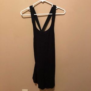 Black strap cover up